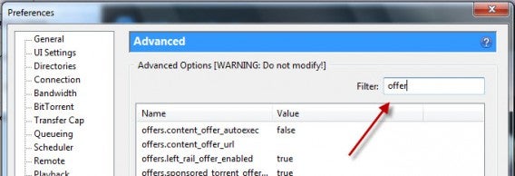 utorrent-filtro