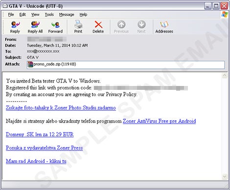 E-mail falso tenta enganar usuário com convite para beta teste do GTA V para PC