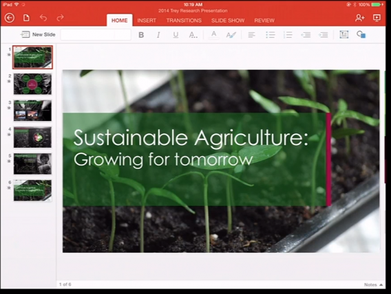 Office para iPad 03