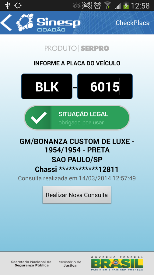 Aplicativo Sinesp Cidadão 02