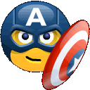 Emoticon do Capitão América no Skype