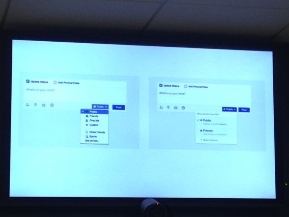 Novas configurações de privacidade do Facebook