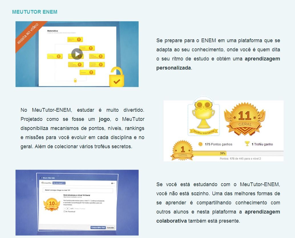 Jogo online permite que estudante se prepare para o ENEM