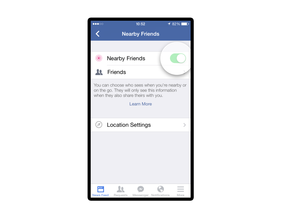 Nearby friends, novo recurso de localização de amigos do Facebook