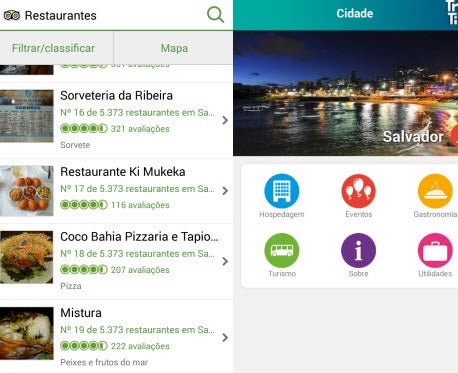 Com Trip Advisor e Trip Tip, você encontrará aquele Acarajé saboroso