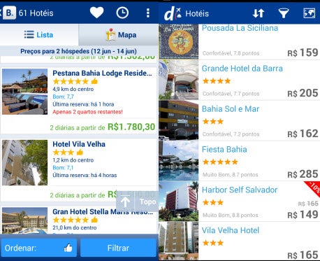 Decolar.com e Booking.com ajudam a encontrar reservas disponíveis