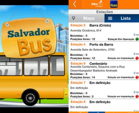 Sem metrô, o jeito é usar o Salvador Bus e Bike Salvador para andar pelas ruas da antiga capital brasileira