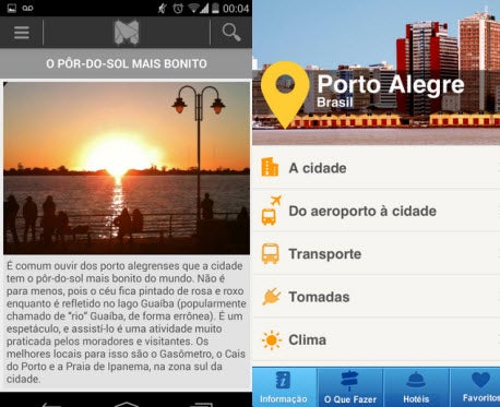 POA Guide e Porto Alegre: Guia Turístico levam você ao pôr do sol em Guaíba