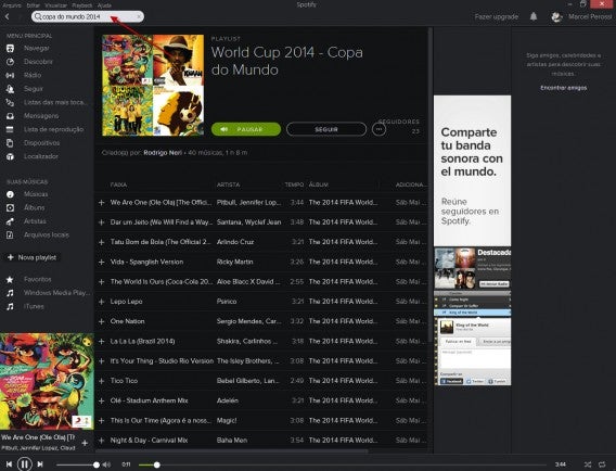 Pesquise por listas temáticas da Copa do Mundo 2014
