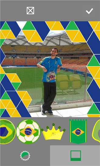 Brazil fan tag
