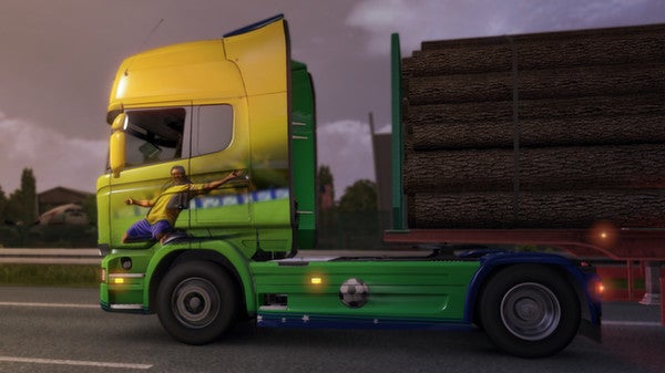 Euro Truck Simulator 2 permite customizar caminhões com as cores do Brasil