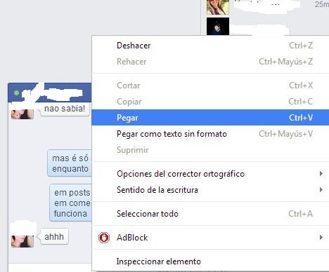 GIF animado no Facebook Messenger