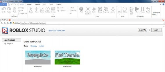 Roblox Studio é o editor de mapas do Roblox