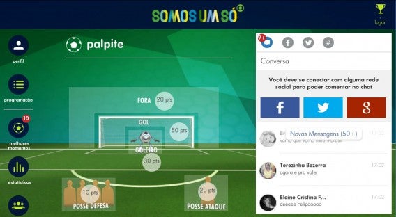 Globo oferece recursos de interatividade com o espectador