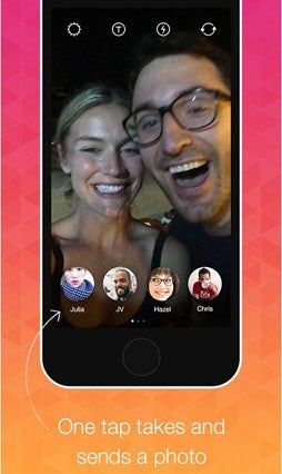 Screenshot do Bolt, o novo app do Instagram