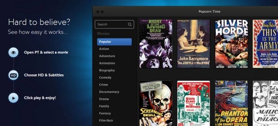 Popcorn-Time passa a suportar o Chromecast