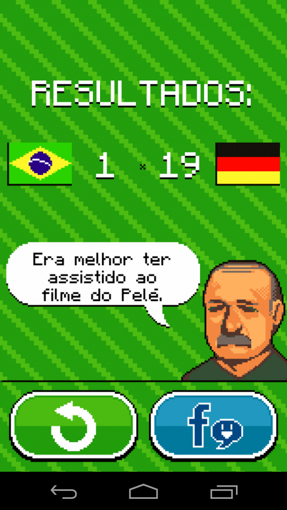 Felipão em momento de Chaves pós-derrota