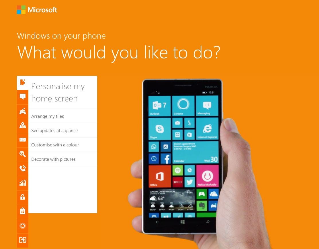 Microsoft lança site para ajudar usuários com o Windows Phone 8.1