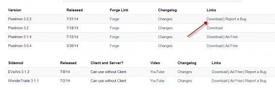 Faça o download do Pixelmon Faça o download do Pixelmon