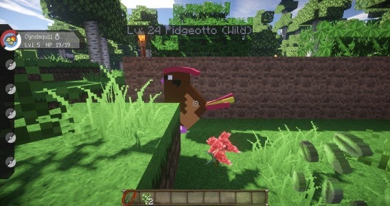 Tela do mod instalado no mundo do Minecraft Tela do mod instalado no mundo do Minecraft