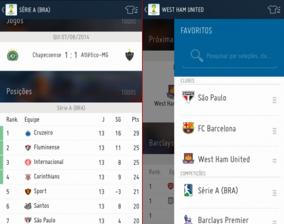 Siga até 3 campeonatos diferentes com o App oficial da FIFA