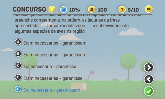 Jogo do Concurseiro transforma o desafio do simulado em game
