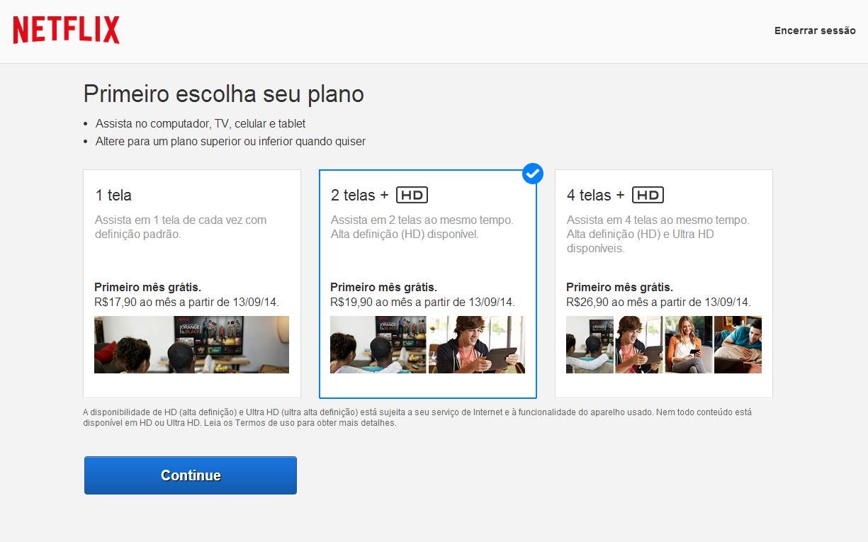 Escolha o plano do Netflix mais adequado às suas necessidades Escolha o plano do Netflix mais adequado às suas necessidades