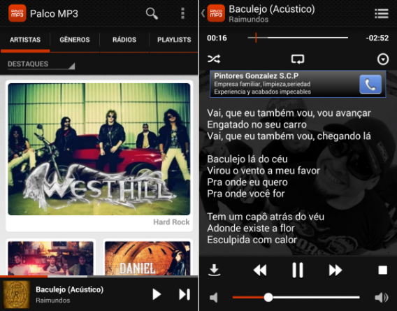 O Palco MP3 é um ótimo app para descobrir novas bandas nacionais