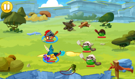 Angry Birds Epic mistura alguns elementos típicos de RPG com a essência do Angry Birds