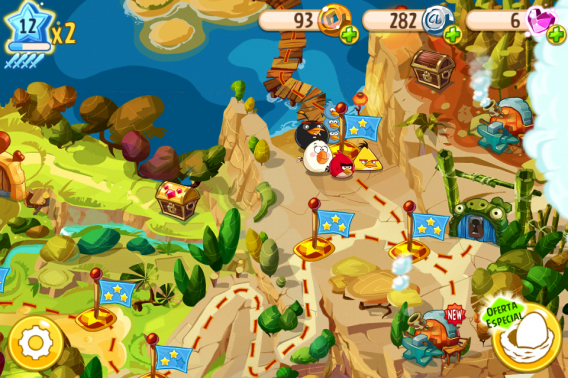 O Angry Birds Epic é um jogo estilo RPG dos pássaros contra os porcos