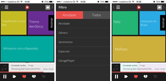 Listas de reprodução temáticas e filtros do SuperPlayer Listas de reprodução temáticas e filtros do SuperPlayer