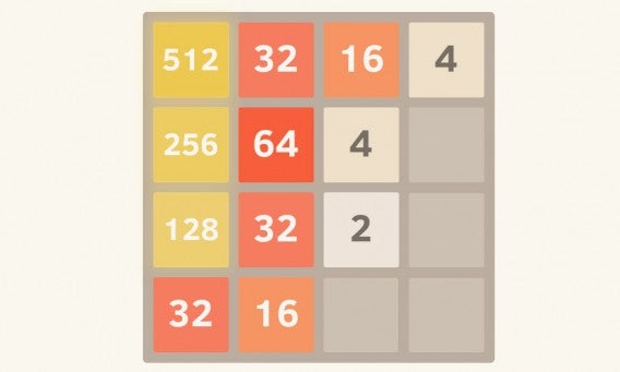 Faça as combinações corretas para chegar ao 2048