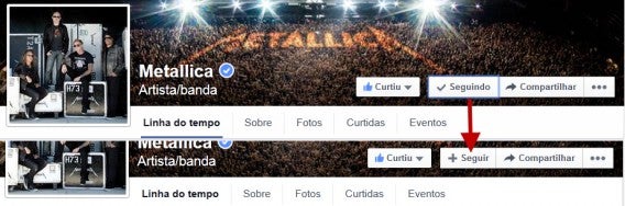 Desmarque notificações para não receber posts