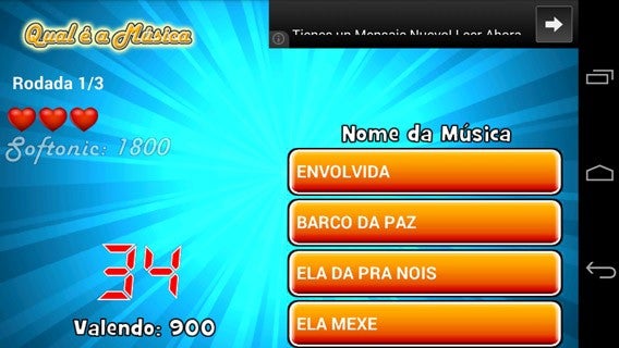 Qual é a Música para Android permite escolher entre músicas brasileiras e internacionais