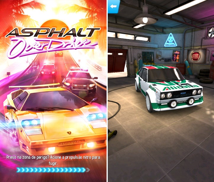 Asphalt Overdrive: um ode aos anos 80 e jogos de corrida infinitas