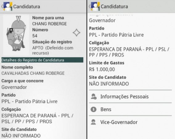 Candidaturas