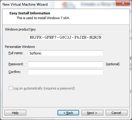 Preencha o código do produto e um nome de usuário