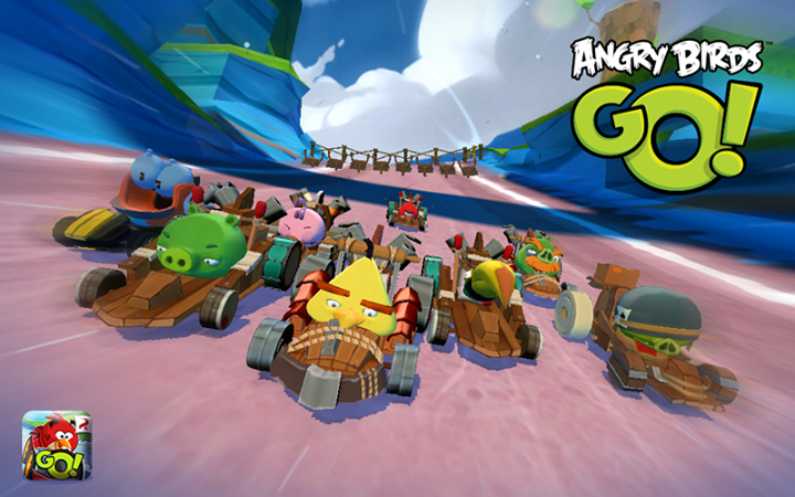 Angry Birds Go! lança o jogador numa disputa em alta velocidade
