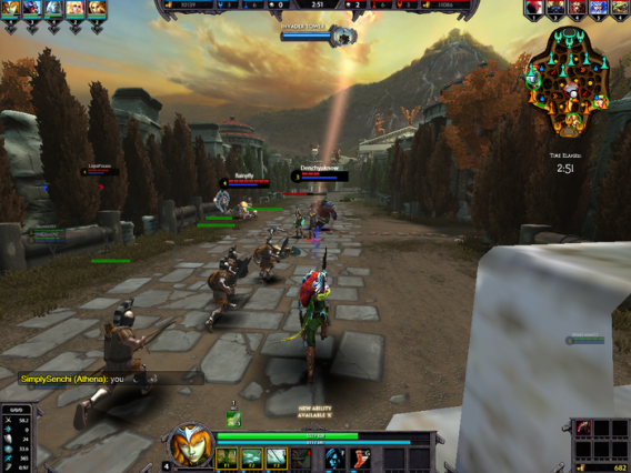 Imagem da ação em Smite