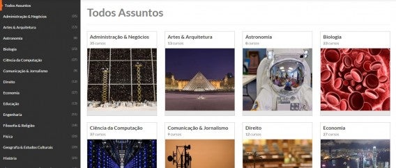 Veduca inclui uma grande variedade de cursos