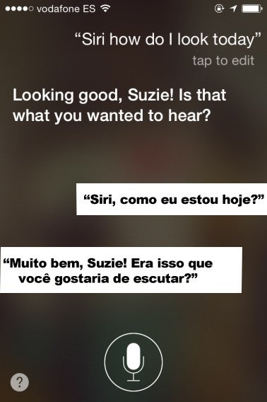 Até perguntas estéticas são respondidas pelo Siri