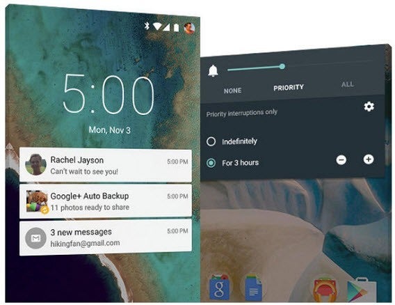 Notificações do Android Lollipop