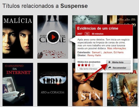 Clique no botão para adicionar aos favoritos