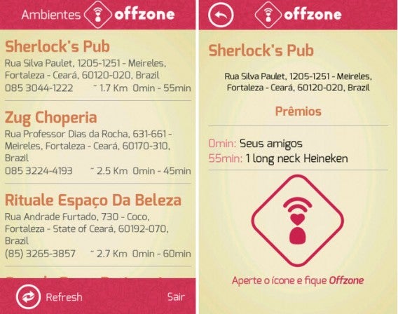 Offzone presenteia que desliga o celular