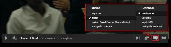 Como habilitar a legenda dos filmes no Netflix