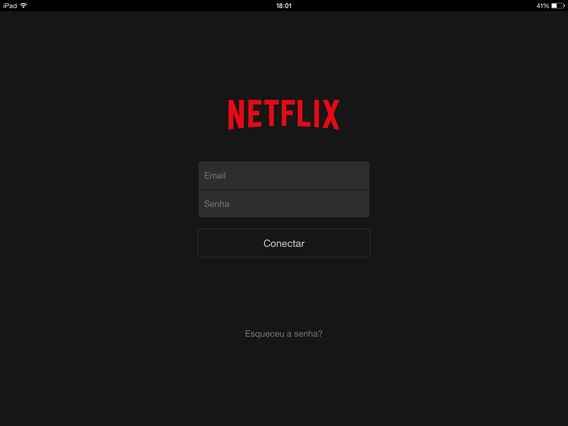 Faça login na Netflix