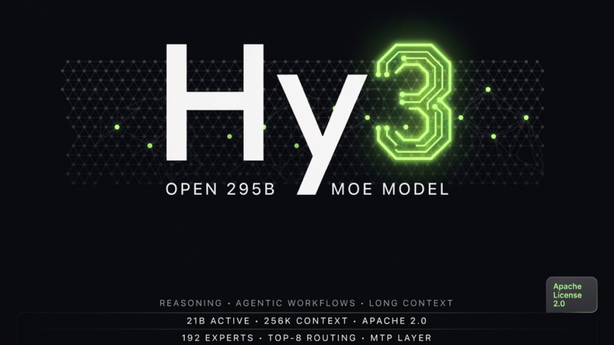 Tencent lança o Hy3: modelo aberto chega com licença Apache 2.0