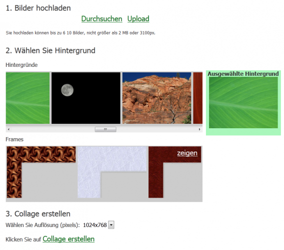 Eigene Fotocollagen erstellen