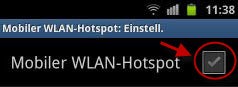WLAN-Hotspot aktivieren