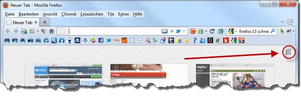 Firefox Schnellauswahl deaktivieren